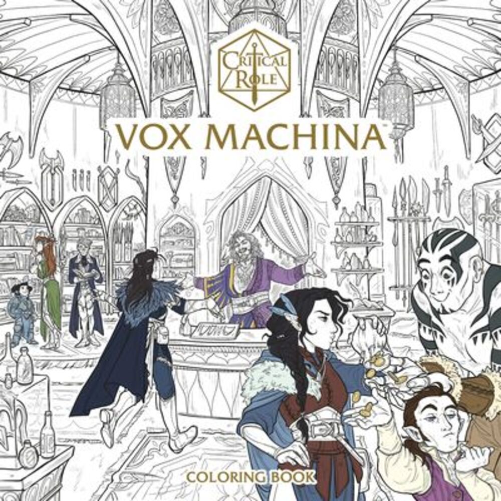 Critical Role: Vox Machina Coloring Book -- Critical Role